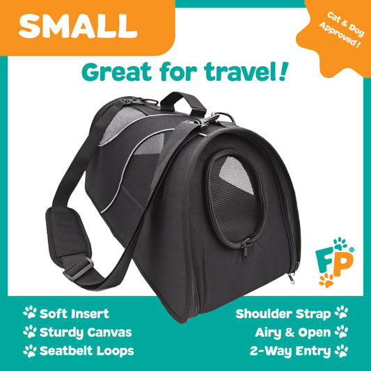 Soft-Sided Pet Carrier for Small Dogs and Cats