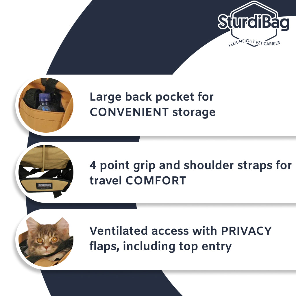 SturdiBag Pet Travel Carrier