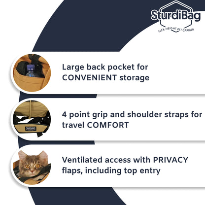 SturdiBag Pet Travel Carrier